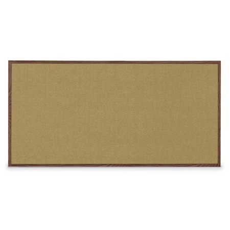 United Visual Products Combo Board, 96"x48", Bronze Frame/Black Porcelain & Rubber UVDECORK9648BZ-BLKPORC-RUBBER